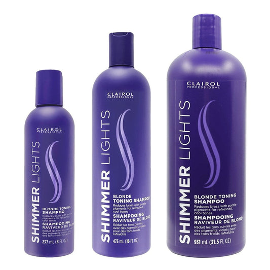 Clairol Professional Shimmer Lights Blonde Toning Shampoo, 8 Oz Shampoo Pasteur Pharmacy