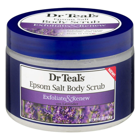 Dr Teal's Exfoliate & Renew Epsom Salt Body Scrub - 16 Oz Bath & Body Pasteur Pharmacy