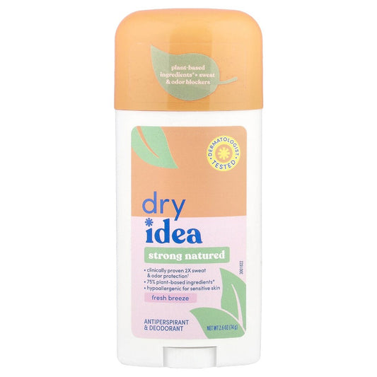 Dry Idea Strong Natured Plant-Based Invisible Solid Antiperspirant & Deodorant 2.6 Oz Deodorant Pasteur Pharmacy