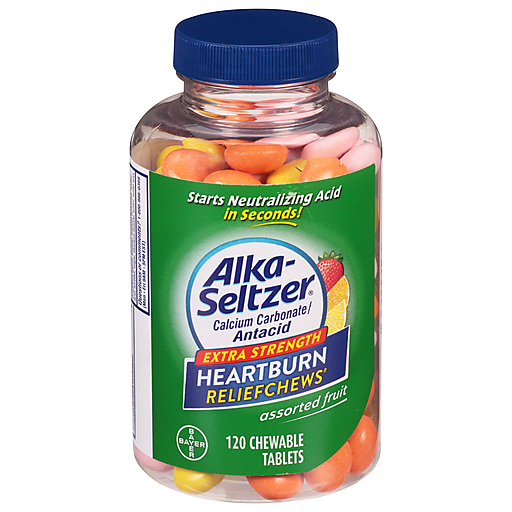 Alka-Seltzer Extra Strength Antacid Heartburn Relief Chews Health & Beauty Pasteur Pharmacy