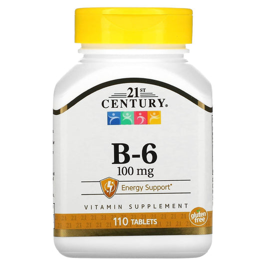 21st Century® Vitamin B-6 - 100 Mg Vitamins & Supplements Pasteur Pharmacy