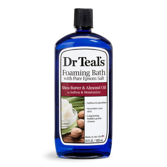 Dr Teal's Shea Butter & Almond Oil Foaming Bath With Pure Epsom Salt 34 Fl Oz Bath & Body Pasteur Pharmacy