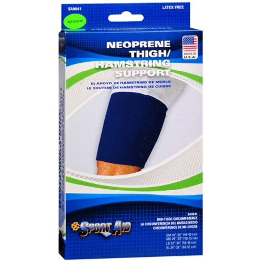 Thigh Support Neoprene Sport Aid Medium Plumbing Fittings & Supports Pasteur Pharmacy