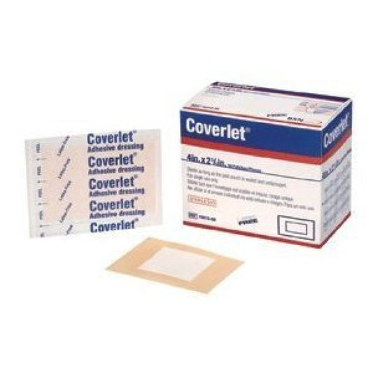 Coverlet 4 X 2-3/4 Fabric Adhesive Patch Medical Tape & Bandages Pasteur Pharmacy