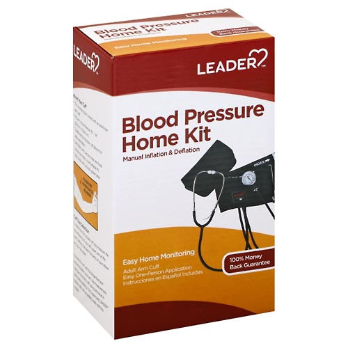 Rx 1 Leader, Blood Pressure Home Kit, Manual Inflation & Deflation, Ea Blood Pressure Monitors Pasteur Pharmacy