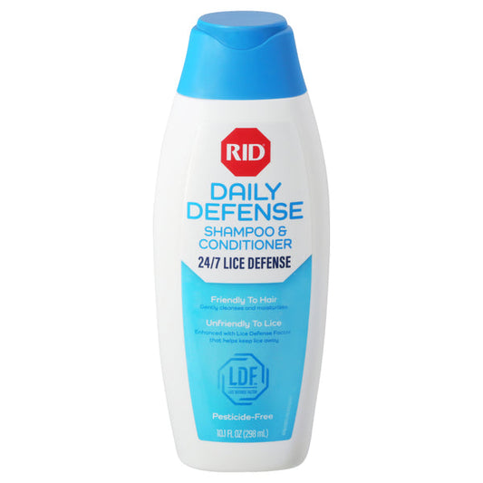 Rid Shampoo & Conditioner, Daily Defense 10.1 Fl Oz Shampoo & Conditioner Pasteur Pharmacy