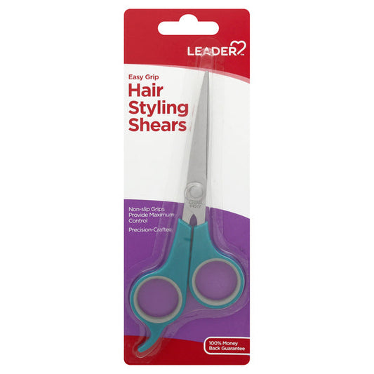 Leader Hair Styling Shears Easy Grip 1Ct Hair Care Pasteur Pharmacy