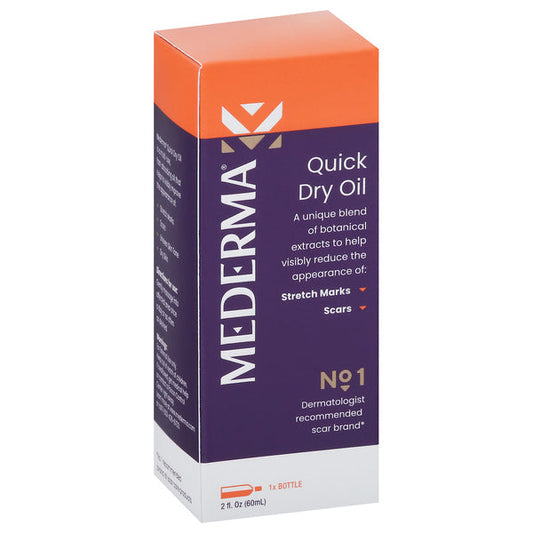 Mederma Quick Dry Oil Scar & Stretch Mark Treatment, 2.02 Oz Skin Care Pasteur Pharmacy