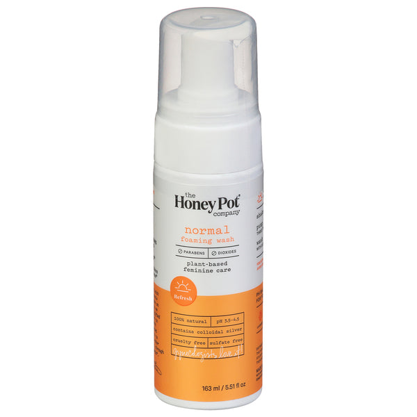 The Honey Pot Company Foaming Wash, Normal, Refresh 163 Ml Health & Beauty Pasteur Pharmacy