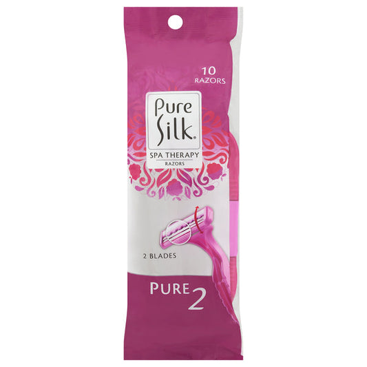 Pure Silk® Disposable Razors – 2-Blade (2 Count) Razors & Razor Blades Pasteur Pharmacy