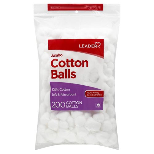 Leader™ Jumbo Cotton Balls – Soft and Highly Absorbent Cotton Balls Pasteur Pharmacy