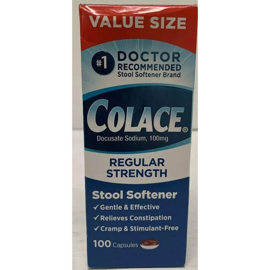 Colace® Regular Strength Stool Softener – Value Size Capsules Folding Chairs & Stools Pasteur Pharmacy