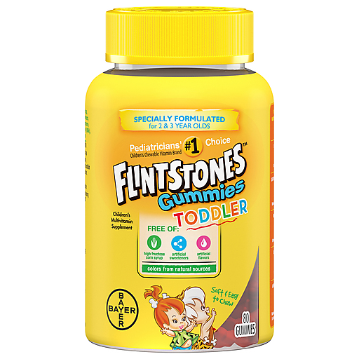 Flintstones Gummies Toddler Multivitamin 80 Ea Bottle Vitamins & Supplements Pasteur Pharmacy