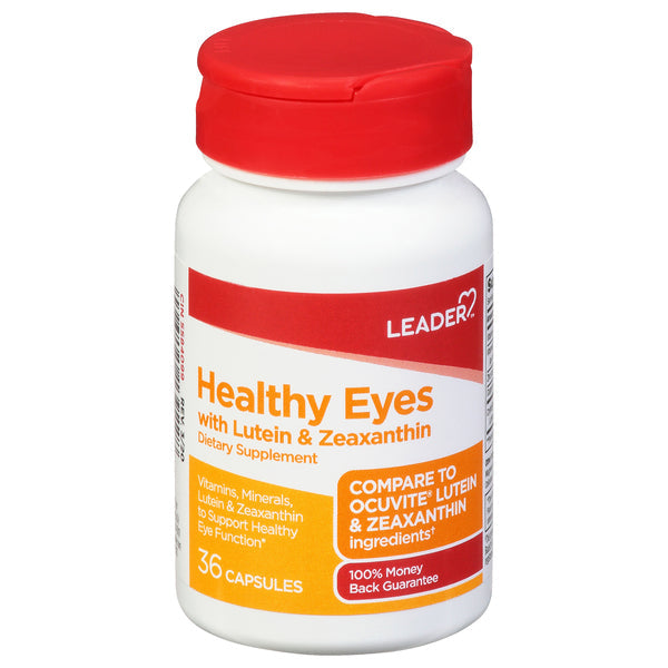 Leader™ Healthy Eyes with Lutein & Zeaxanthin – Eye Health Supplement – 36 Softgels Vitamins & Supplements Pasteur Pharmacy