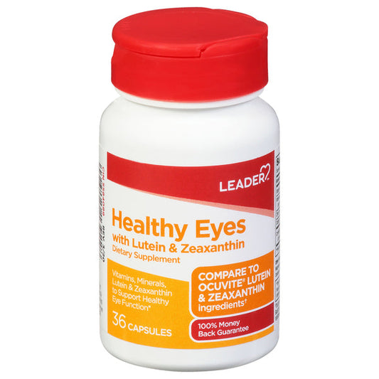 Leader™ Healthy Eyes with Lutein & Zeaxanthin – Eye Health Supplement – 36 Softgels Vitamins & Supplements Pasteur Pharmacy