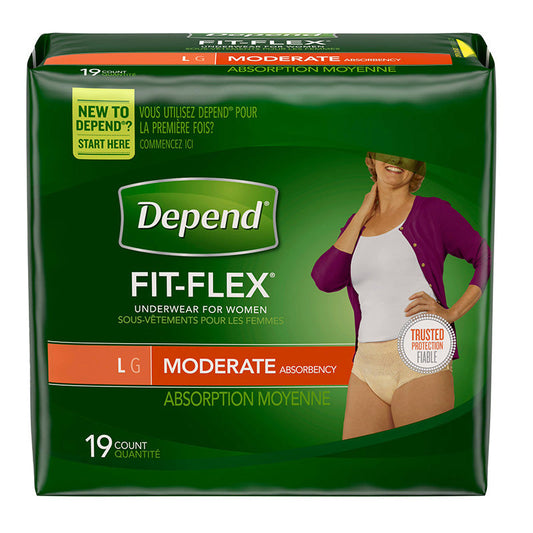 Depend Underwear, Moderate, Large 19 Pr Underwear Pasteur Pharmacy
