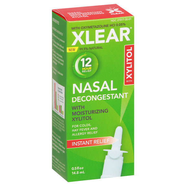 Xlear® 0.05% Nasal Decongesant Spray, 0.5 oz
