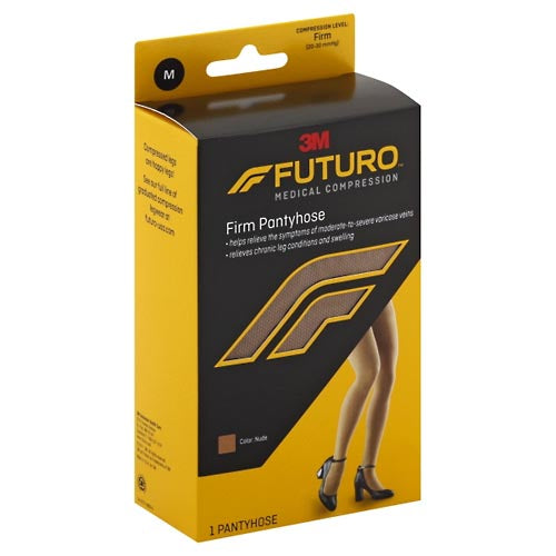 Futuro 3M, Medical Compression Firm Pantyhose Nude Medium Supports & Braces Pasteur Pharmacy