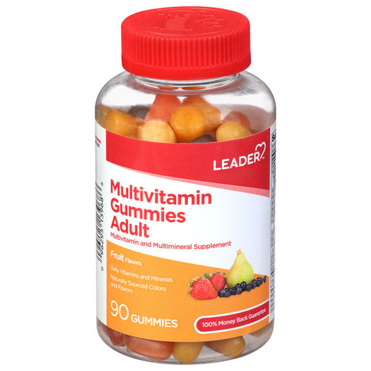 Leader Health Care Multivitamin Gummies, Adult, Fruit Flavors Vitamins & Supplements Pasteur Pharmacy
