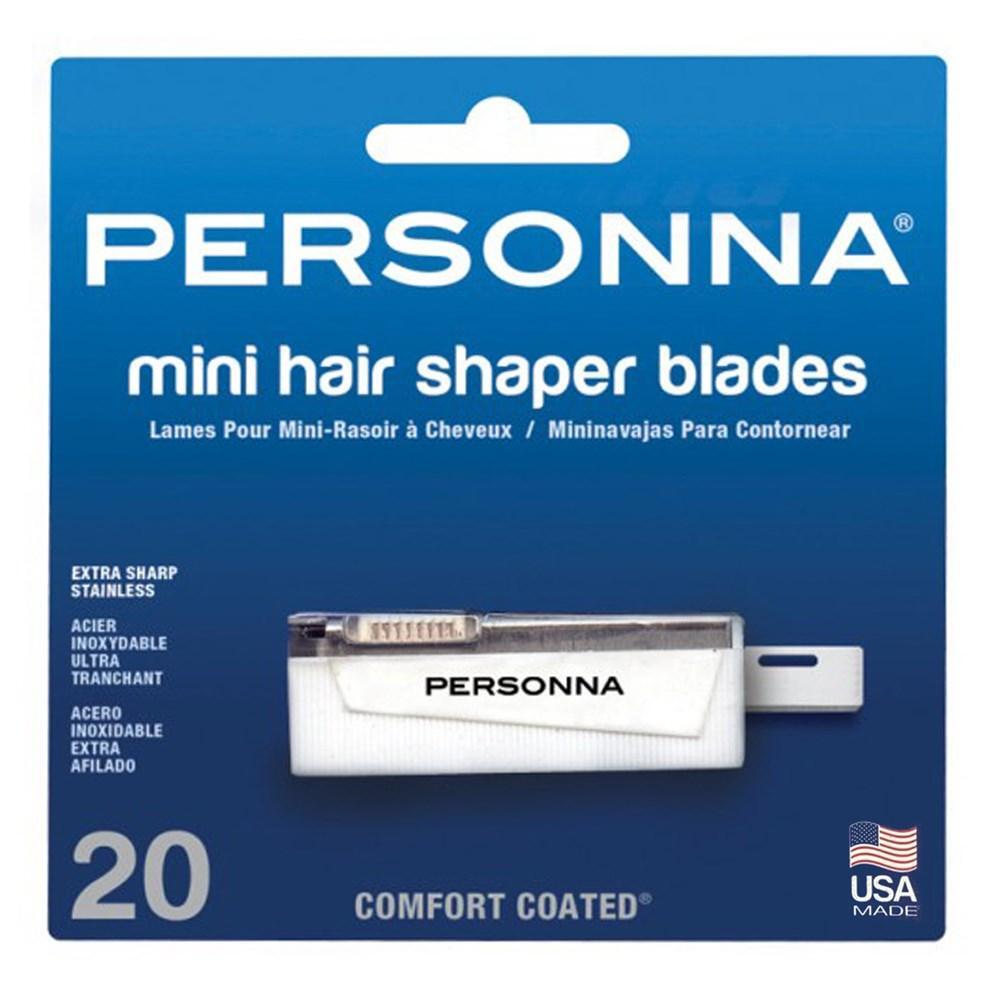 Personna Mini Hair Shaper Blades [1 Dispenser Of 20 Blades] Tool Blades Pasteur Pharmacy