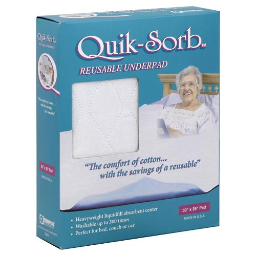 Essential Medical Supply Quik-Sorb® Reusable Underpad – Heavy Absorbency Washable Bed Pad Personal Care Pasteur Pharmacy