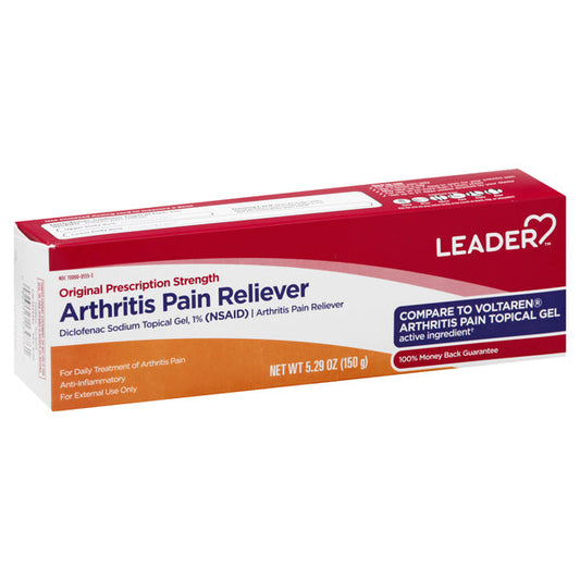 Leader Arthritis Pain Reliever Gel 1% - 5.29 Oz Medicine & Drugs Pasteur Pharmacy