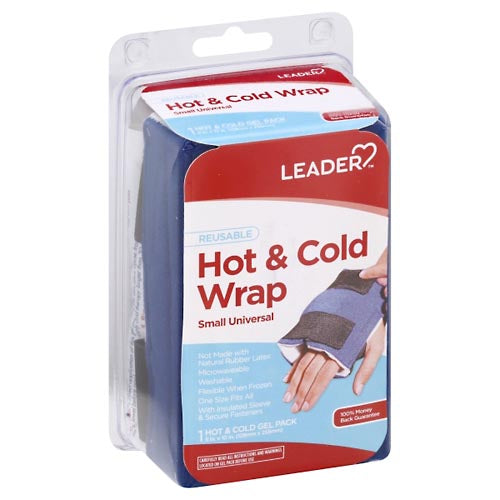 Leader Hot & Cold Wrap, Reusable, Small Universal Hot & Cold Therapies Pasteur Pharmacy