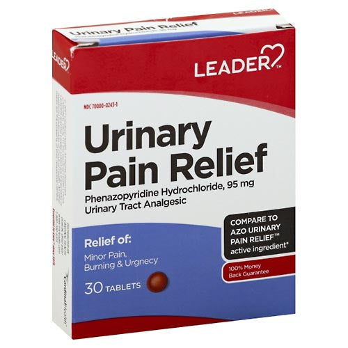 Leader™ Urinary Pain Relief – Fast Acting Relief (95 mg Tablets) Medicine & Drugs Pasteur Pharmacy