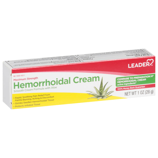 Leader(Tm) Maximum Strength Hemorrhoidal Cream 1 Oz(Compare To Preparation H) Medicine & Drugs Pasteur Pharmacy