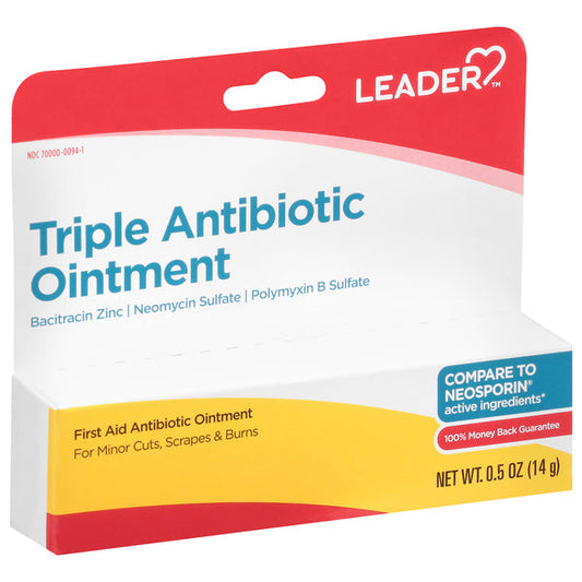 Leader First Aid Triple Antibiotic Ointment, 0.5 Oz First Aid Pasteur Pharmacy