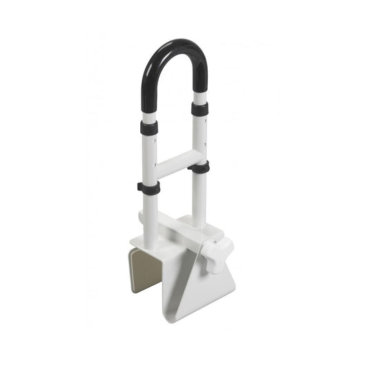 Drive Medical Adjustable Height Bathtub Grab Bar Safety Rail White Medical Supplies Pasteur Pharmacy