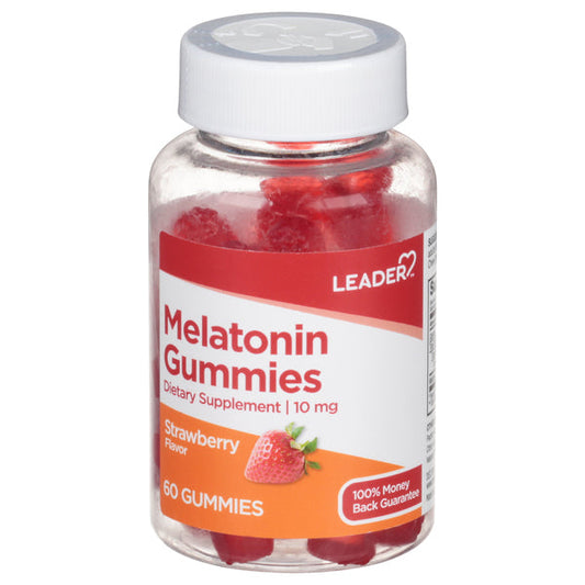 Leader™ Melatonin 10 mg Gummies – Strawberry Flavor Vitamins & Supplements Pasteur Pharmacy