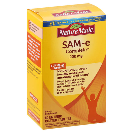 Nature Made SAM-e 200 Mg Complete Tablets Vitamins & Supplements Pasteur Pharmacy