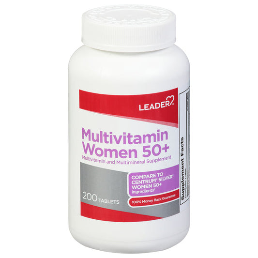 Leader™ Women’s 50+ Multivitamin – Comprehensive Health Support (Tablets) Vitamins & Supplements Pasteur Pharmacy