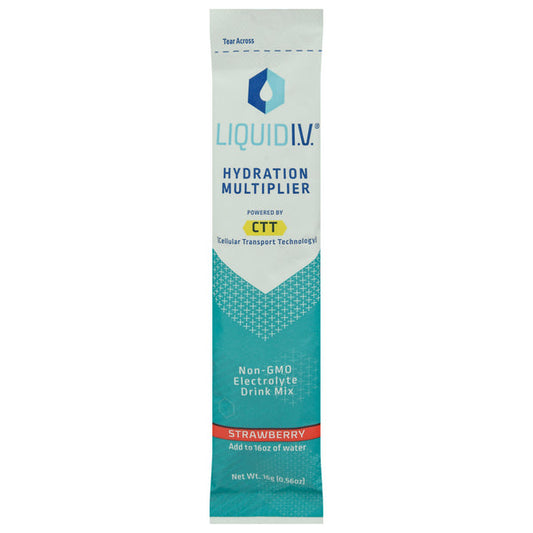 Liquid I.V.® Hydration Multiplier® Electrolyte Mix – Strawberry (0.56 Oz Single Packet) Vitamins & Supplements Pasteur Pharmacy