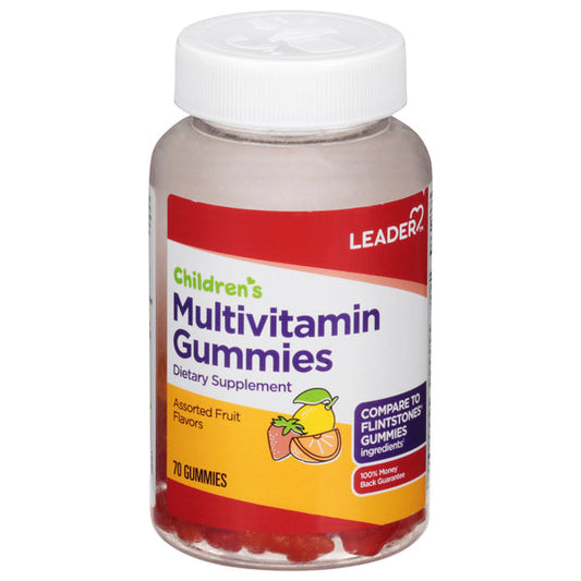 Leader Health Care Childrens Multivitamin Gummies, Assorted Fruit Flavors Vitamins & Supplements Pasteur Pharmacy