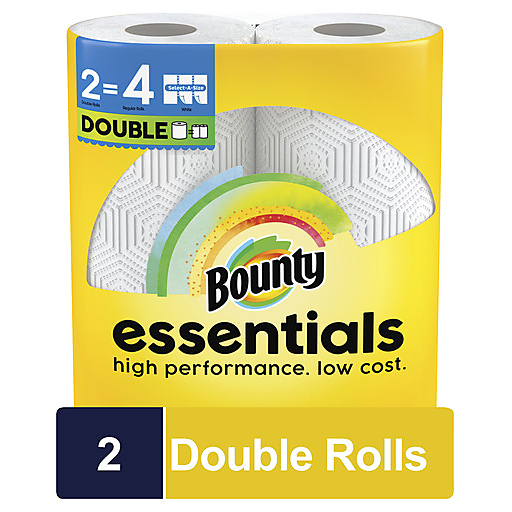Bounty Essential Select A Size Paper Towels, 2 Count Paper Towels Pasteur Pharmacy