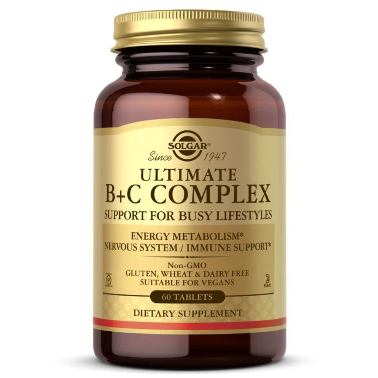 Solgar Ultimate B Plus C Complex Stress Formula 60 Tablets 2771 Vitamins & Supplements Pasteur Pharmacy