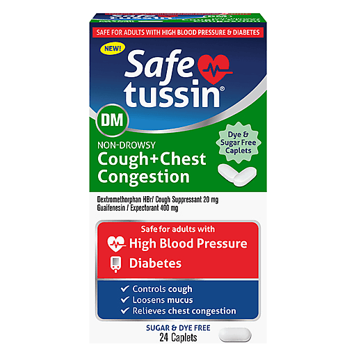 Safetussin DM Cough & Chest Congestion Sugar & Alcohol Free 8oz Medicine & Drugs Pasteur Pharmacy