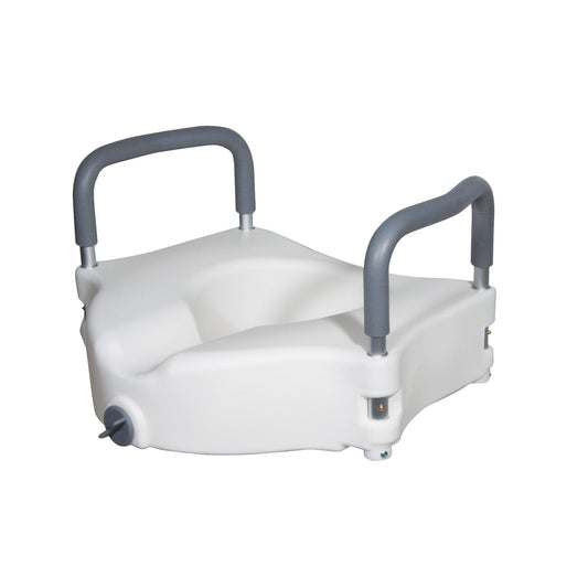 Drive Medical Elevated Raised Toilet Seat With Removable Padded Arms Health & Beauty Pasteur Pharmacy