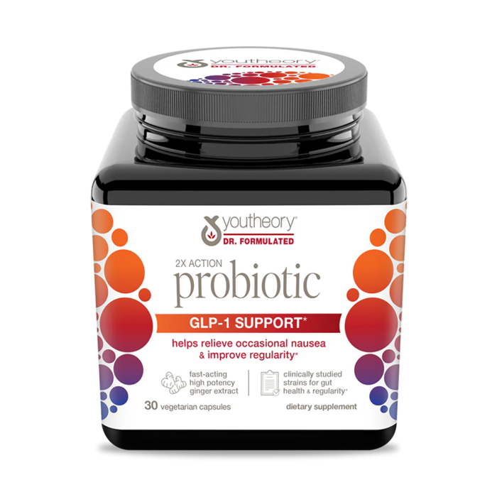 Youtheory 2 X Action Probiotic GLP-1 Support, 30 Caps Plumbing Fittings & Supports Pasteur Pharmacy