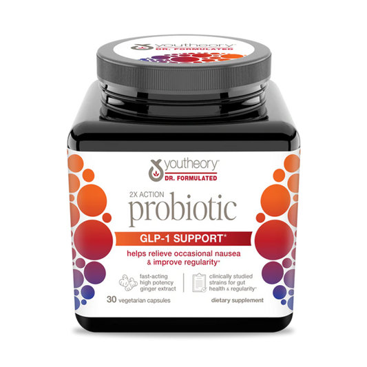 Youtheory 2 X Action Probiotic GLP-1 Support, 30 Caps Plumbing Fittings & Supports Pasteur Pharmacy