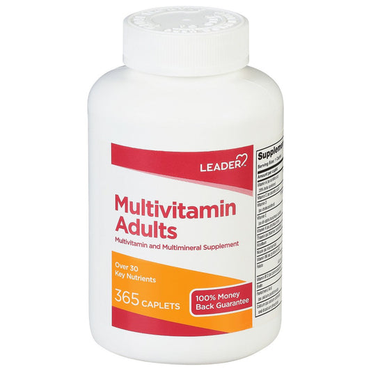 Leader Multivitamin Adults Caplets 365 Ct Vitamins & Supplements Pasteur Pharmacy