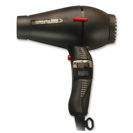 Turbo Power TwinTurbo 3800 Ionic & Ceramic Hair Dryer Black #330 Hair Dryers Pasteur Pharmacy