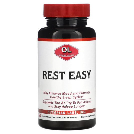 Olympian Labs Rest Easy, 60 Vegetarian Capsules Health & Beauty Pasteur Pharmacy