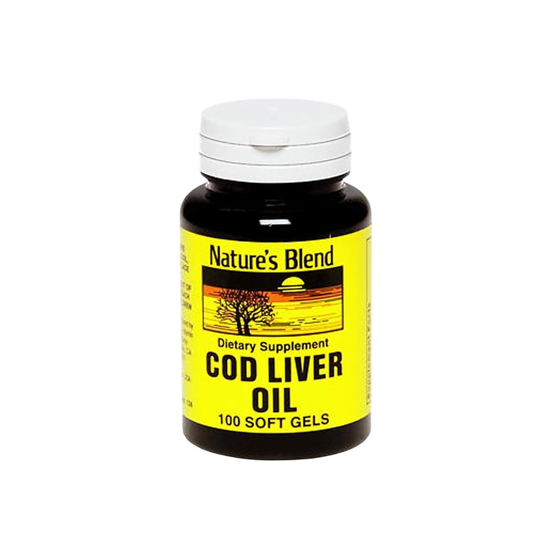 Nature's Blend Cod Liver Oil 400 Mg Softgels Vitamins & Supplements Pasteur Pharmacy