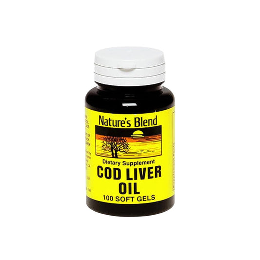 Nature's Blend Cod Liver Oil 400 Mg Softgels Vitamins & Supplements Pasteur Pharmacy