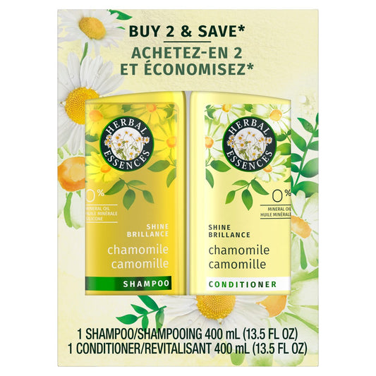 Herbal Essences Classic Shine - Chamomile Shampoo And Conditioner Set - 27 Fl Oz Hair Care Pasteur Pharmacy