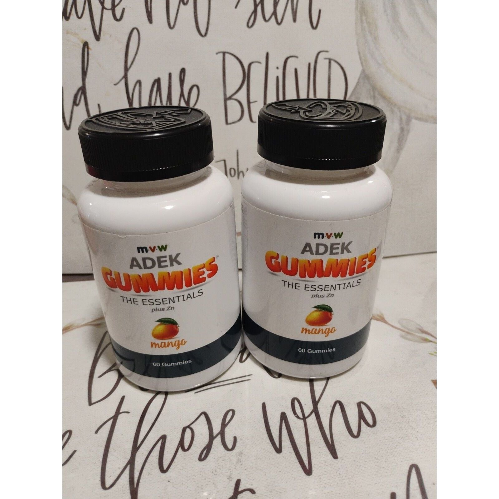 MVW Adek Gummies The Essentials Plus Zn 60 Gummies, 120 Gummies. 2 Pack EXP 04/25 Vitamins & Supplements Pasteur Pharmacy