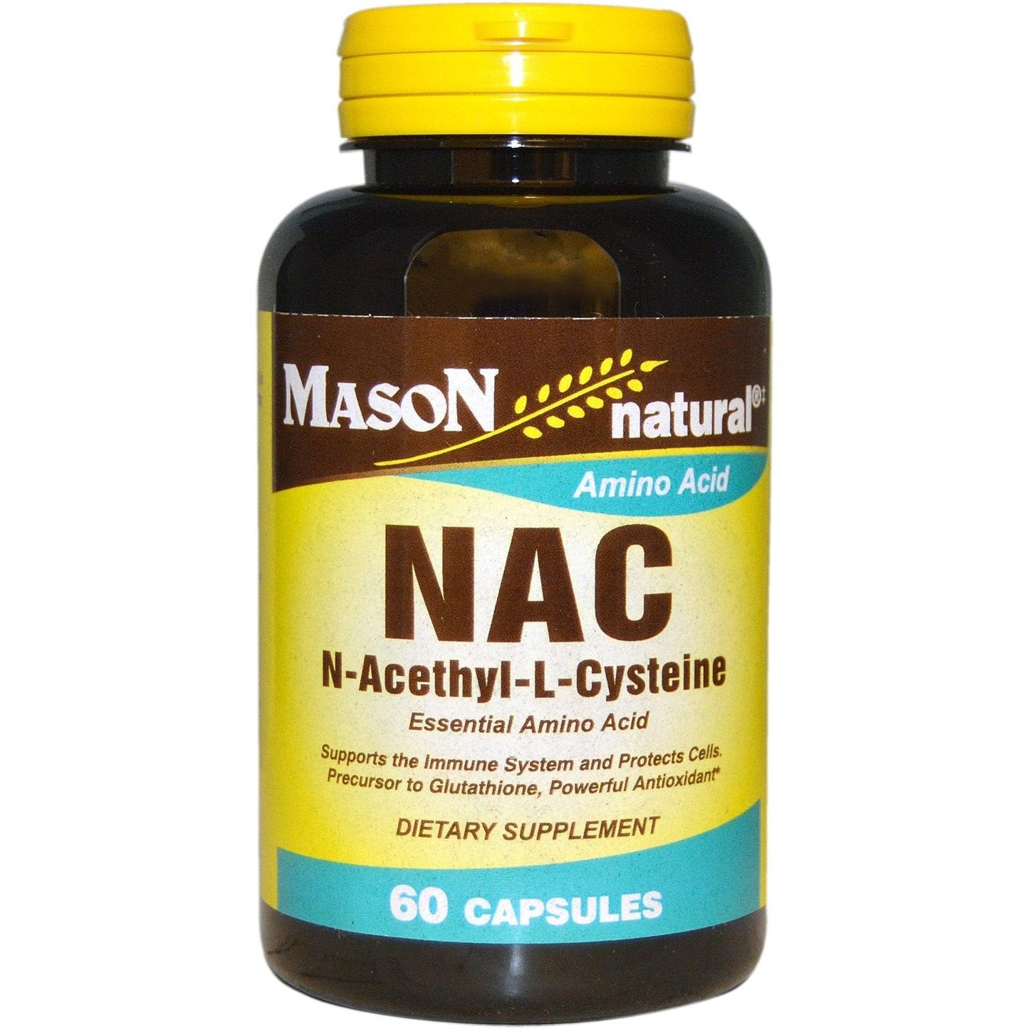 Mason Natural® NAC (N-Acetyl-L-Cysteine) - 500 Mg - 60 Capsules Vitamins & Supplements Pasteur Pharmacy